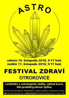 Astro-Festival zdrav, OTROKOVICE, 10.-11.11.2018 - www.webtrziste.cz