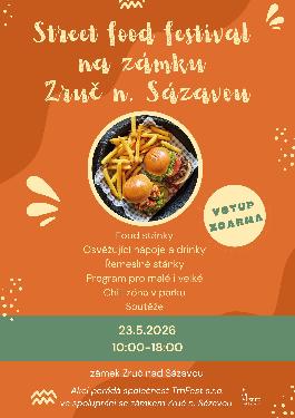 Street food festival na z�mku Zru� nad S�zavou